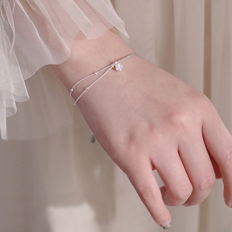 Vòng đeo tay RINHOO FRIENDSHIP đơn giản thời trang tùy chọn kiểu cho nữ