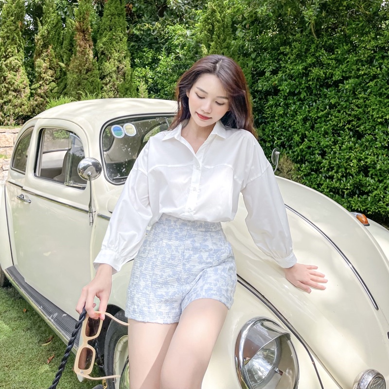 Quần Miki- Quần short lưng cao đa sắc