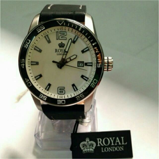 Đồng hồ nam Royal chính hãng size 42 dây da mã 41069-01