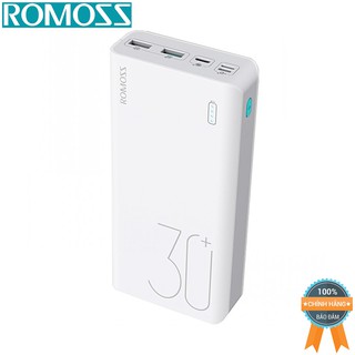 Sạc dự phòng Romoss Sense 8 Plus 30000mAh - QuickCharge 3.0