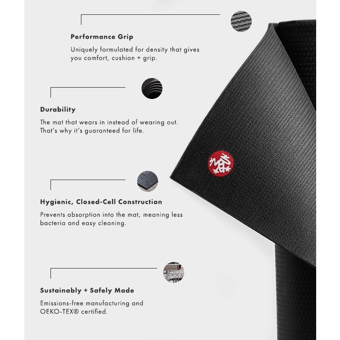 Thảm yoga Manduka PRO Lite 4.7mm / PRO 6mm