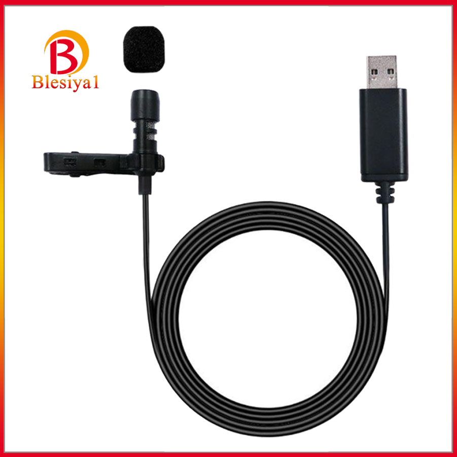 Micro Ngoài Usb Blesiya1 Có Kẹp Gắn Cổ Áo & Dây Cáp Cho Điện Thoại Thông Minh / Laptop / Pc