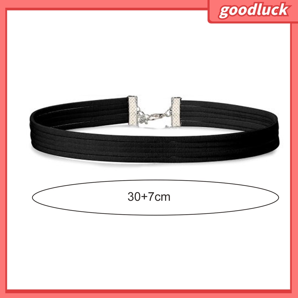 1 Set Vòng Cổ Choker Ren Màu Đen Gợi Cảm