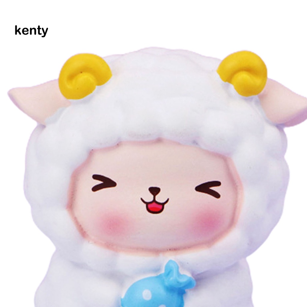 Mô hình chú cừu mini bằng nhựa dành cho trang trí cây cảnh xinh xắn