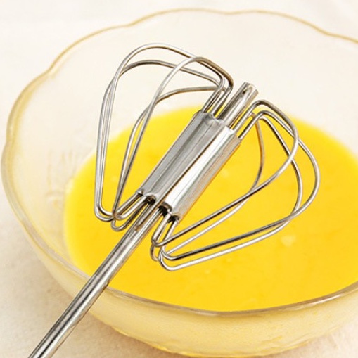 Cây đánh trứng có trục xoay tự động thông minh chất liệu inox 26cmClovershop68