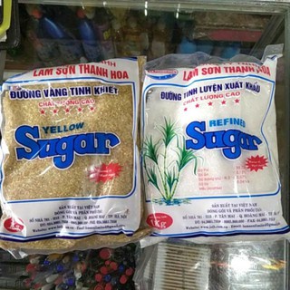 Hỏa tốc Đường kính trắng/vàng gói 1kg