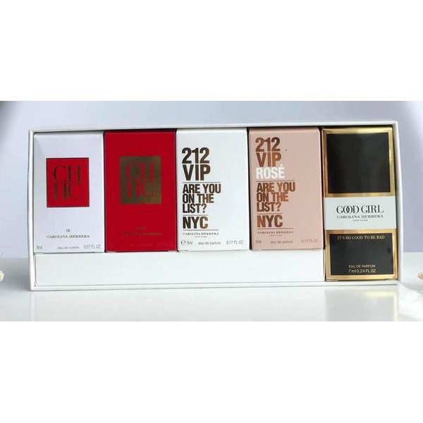 nước hoa nữ Gift Set Carolina Herrera  5pcs | BigBuy360 - bigbuy360.vn
