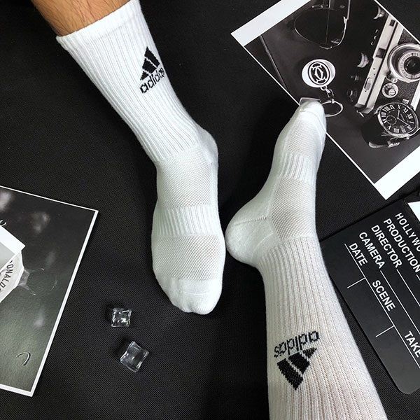 Tất/Vớ Adidas- thể thao cổ cao hàng dệt kim siêu đẹp - Xuất Khẩu