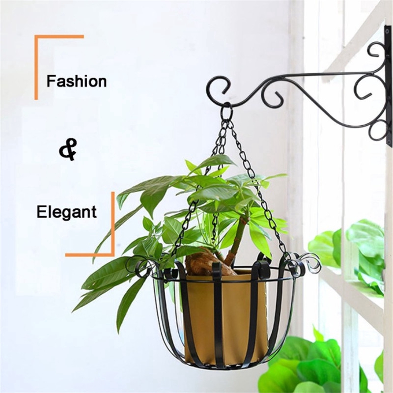 Móc Treo Chậu Trồng Cây/Hoa Gắn Tường Thiết Kế Độc Đáo