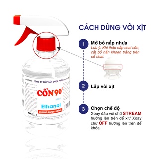 [Hỏa tốc HCM] (Dạng Xịt) Cồn 70/90 độ (1000ml) - Sát Khuẩn, Sát Trùng Vết Thương
