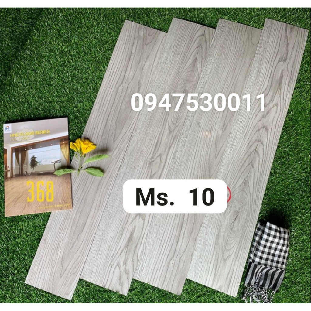 Miếng sàn nhựa giả gỗ nguyên sinh chống trượt keo tự dán.  1 miếng dài 45cm rộng 15.2cm. | BigBuy360 - bigbuy360.vn