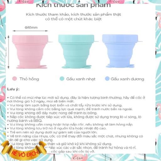 Cốc Uống Nước,Ly Uống Nước Gấp Gọn Fasola 170-230 Mỹ