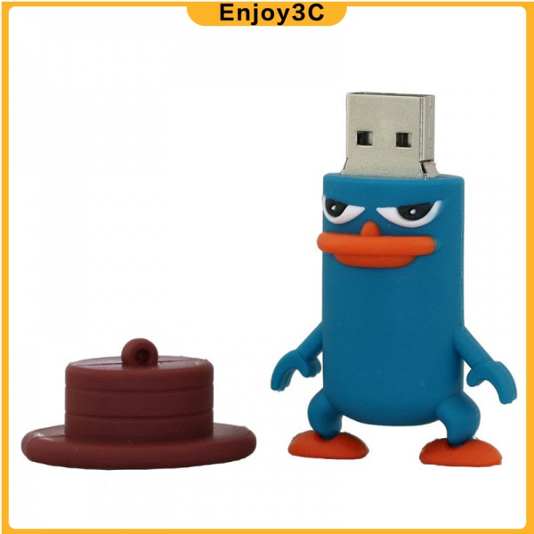 Usb 2.0 dung lượng 16G 32GB 256GB thiết kế hình thú mỏ vịt Perry vui nhộn | BigBuy360 - bigbuy360.vn