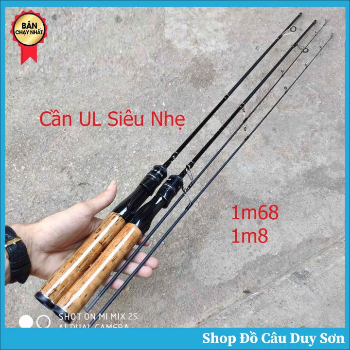 Cần Câu Lure Máy Đứng UL 1m68 1m8 - Cần Câu Lure Cá Lóc Giá Rẻ