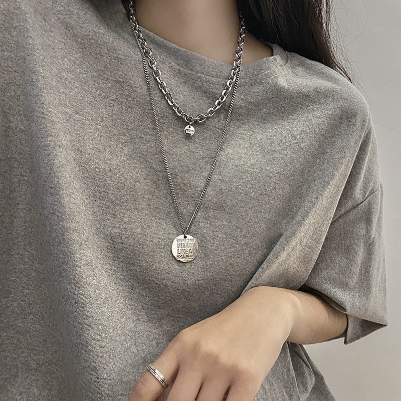 Vòng cổ Mạ Vàng 2K Mặt Hình Thánh Giá Phong Cách Vintage timetunnel