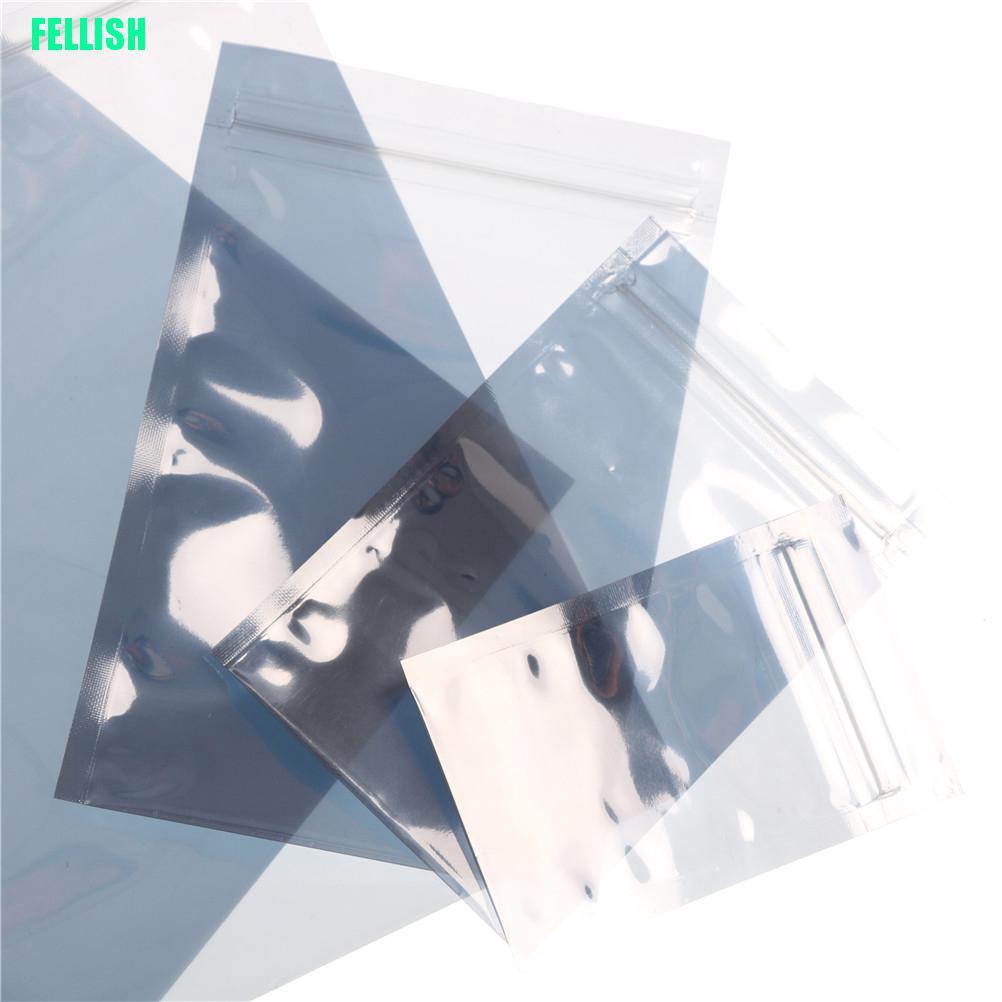 Bộ 10 Túi Zip Mờ Chống Tĩnh Điện Có Khóa Kéo