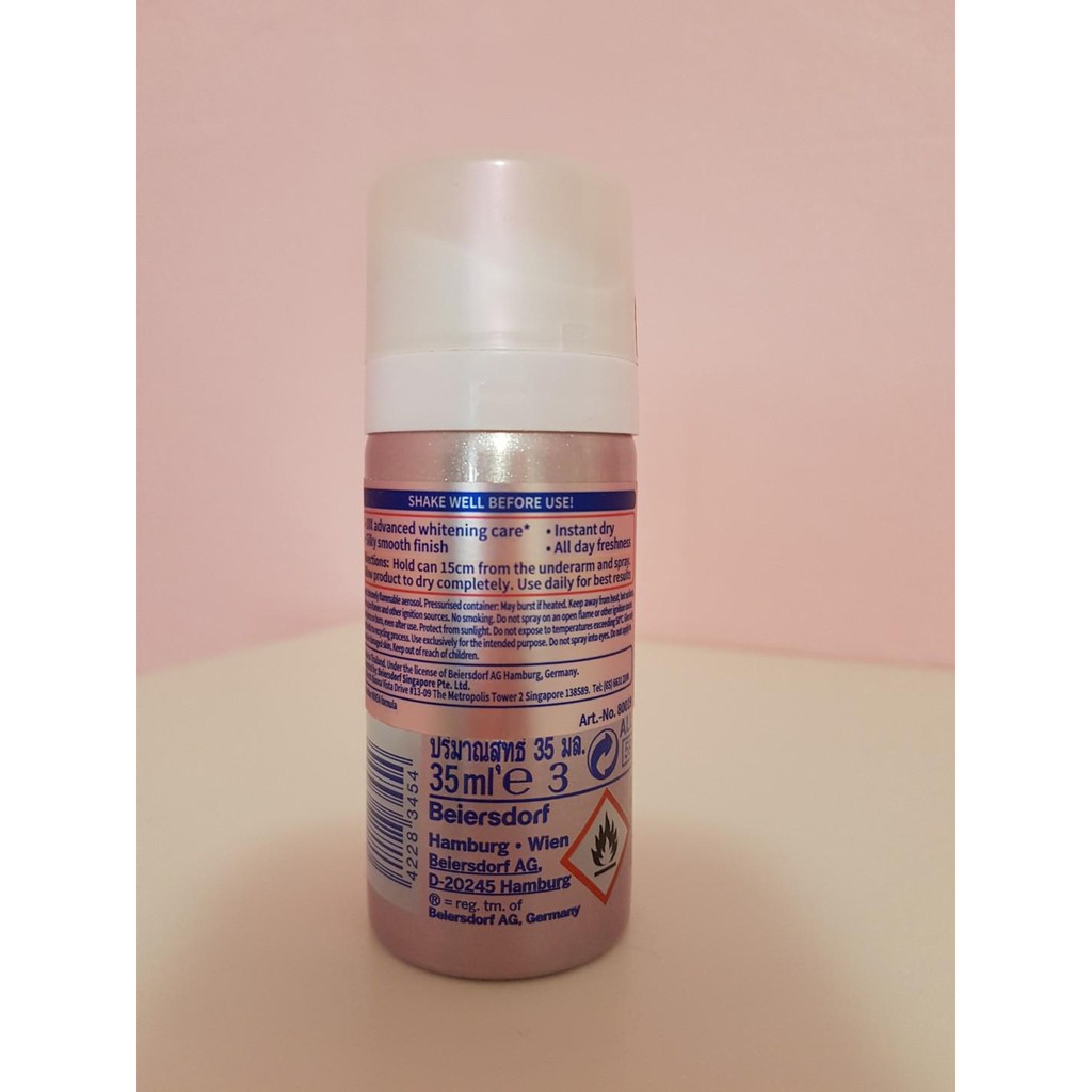 [HÀNG CHÍNH HÃNG] Xịt Khử Mùi Trắng Mịn Nivea Extra White Serum Spray Whitening Skin 35ml YENBEAUTY