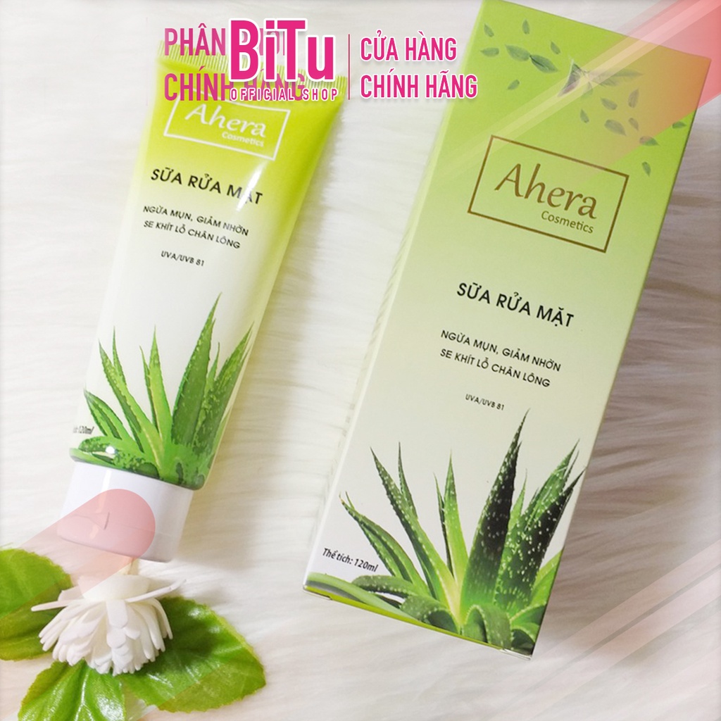 Sữa Rửa Mặt AHERA Ngừa Mụn - Giảm Nhờn - Se Khít Lỗ Chân Lông