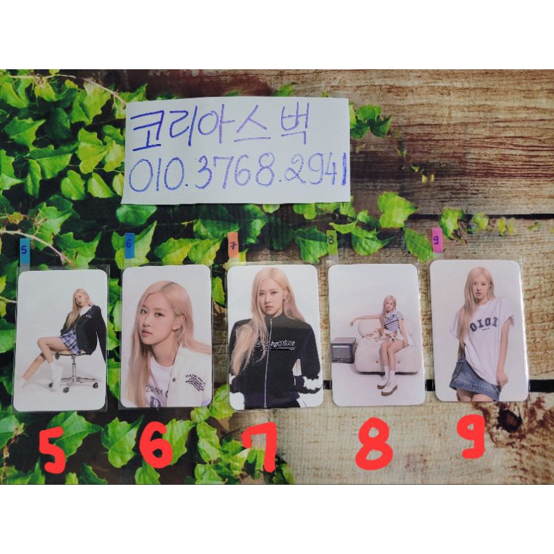 [SẴN -OFF] ẢNH THẺ ROSÉ X OIOI 5252 ĐỢT 2