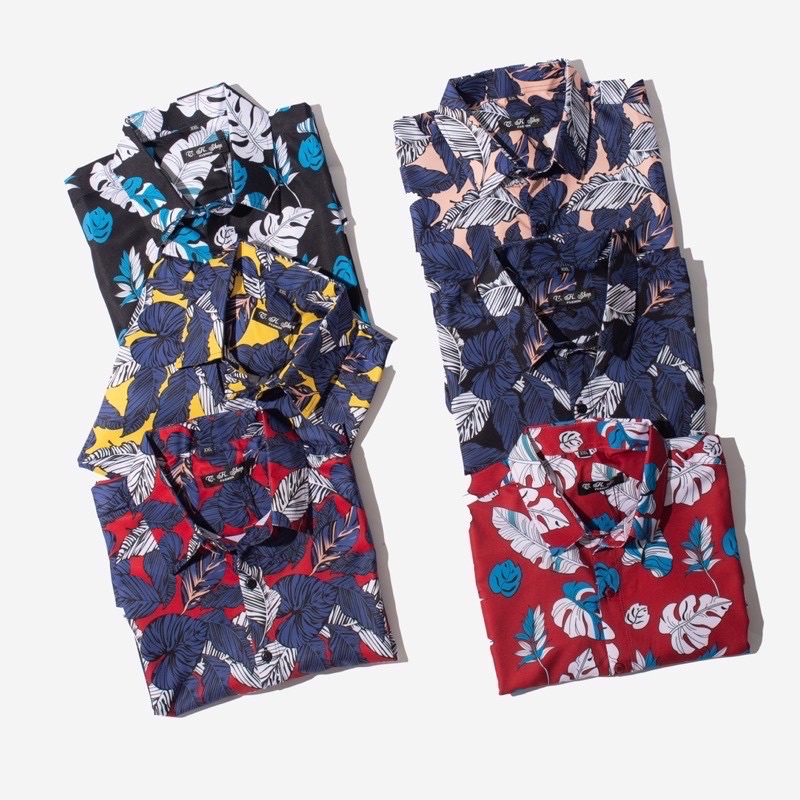 SALE  Áo sơ mi nam tay ngắn hoạ tiết mặc du lịch lễ đẹp