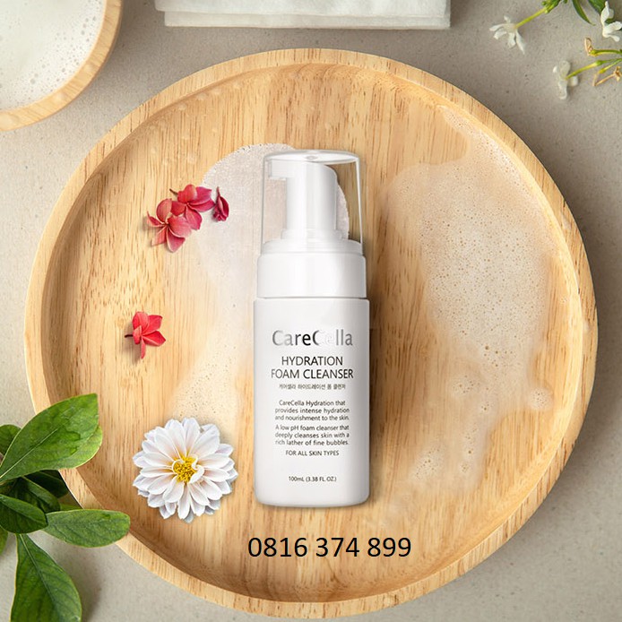 Sữa rửa mặt 100% thiên nhiên bọt mịn - Carecella Foam Cleanser (Hàn Quốc)