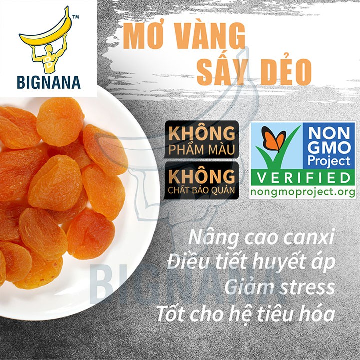 Combo Mơ Khô Sấy Dẻo Thổ Nhĩ Kỳ 500gr, Nhân Macca Úc Đã Tách Vỏ Hộp 500gr, Hạt Mắc Ca Bảo Vệ Tim Mạch