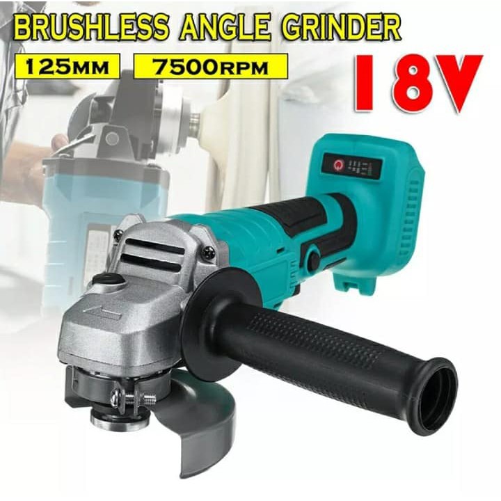 Thân máy mài pin không chổi than 125 Mm siêu khỏe dùng pin makita 18 V nhập khẩu bảo hành 6 tháng