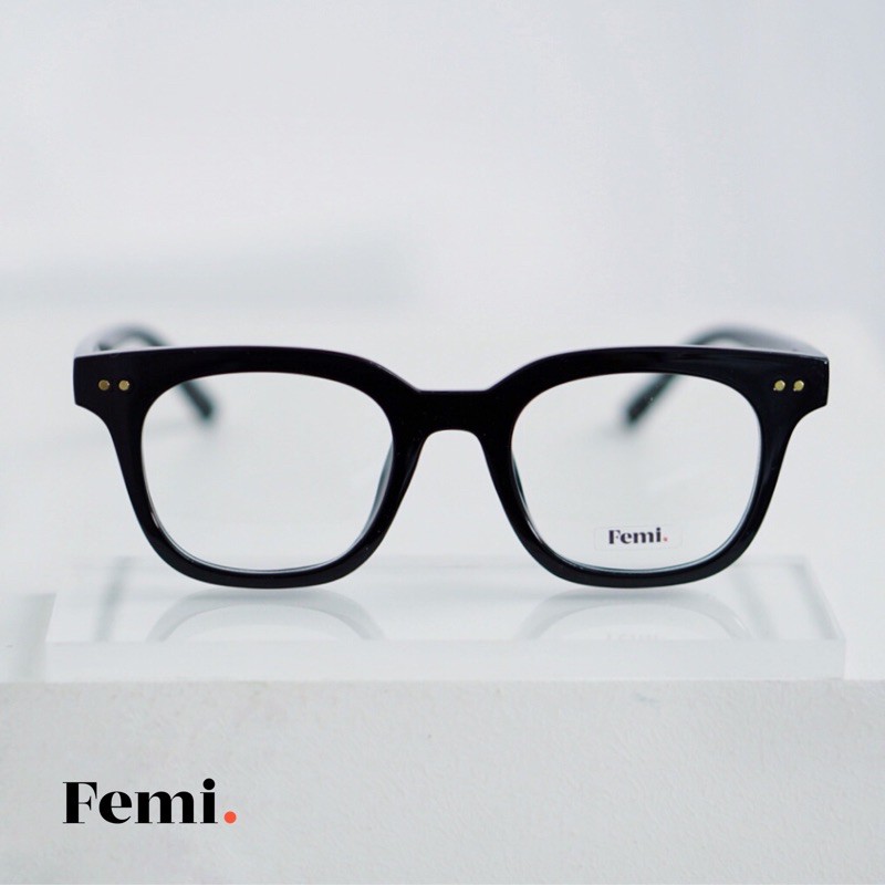 Gọng kính cận vuông Femi Brady chính hãng mắt kính cận nam nữ cao cấp | BigBuy360 - bigbuy360.vn