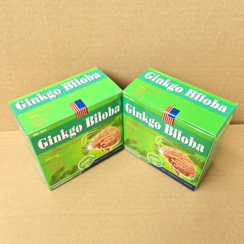Viên uống bổ não Ginkgo Biloba 360 Tăng cường lưu thông máu