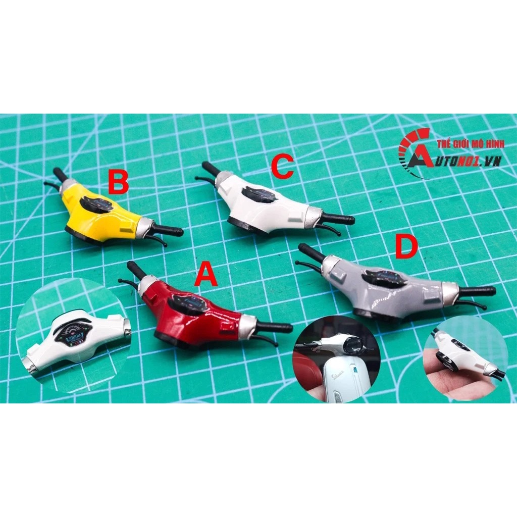 Phụ kiện độ dàn đầu vuông vespa sprint tỉ lệ 1:12 Autono1 PK352