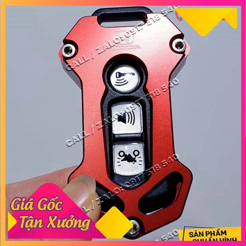 ✅ Ốp chìa khóa CNC Smartkey Honda SH, SH MODE, PCX, LEAD, AIR BLADE, VISION ( MẪU HONDA) - tặng lục giác ✅ (Ảnh Sp thật)