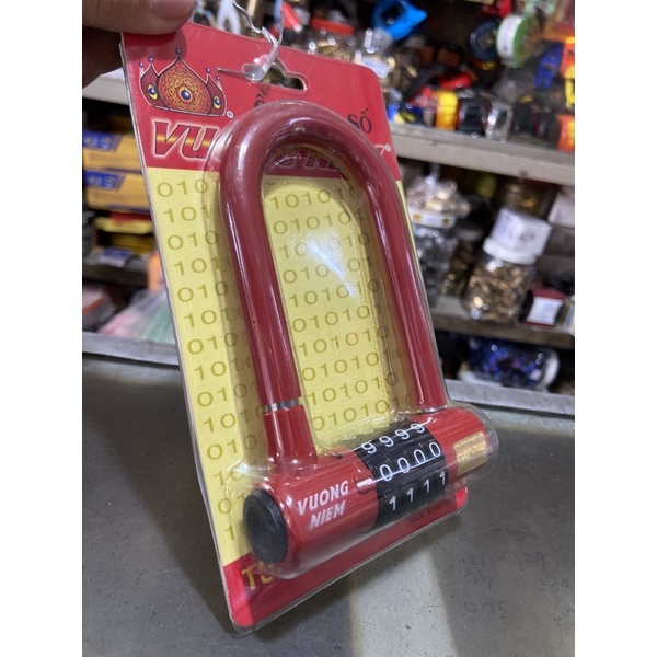 Khoá Số Vương Miện Thép Không Gỉ 10cm / Khóa mã số loại tự cài đặt 4 số