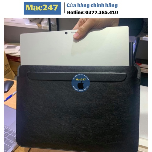 (Chính Hãng ) Bao da Túi Đựng  cho  Macbook 13",Surface Pro 4- 5- 6 -7- X chống xước, chống sốc  màu đen / xám / nâu