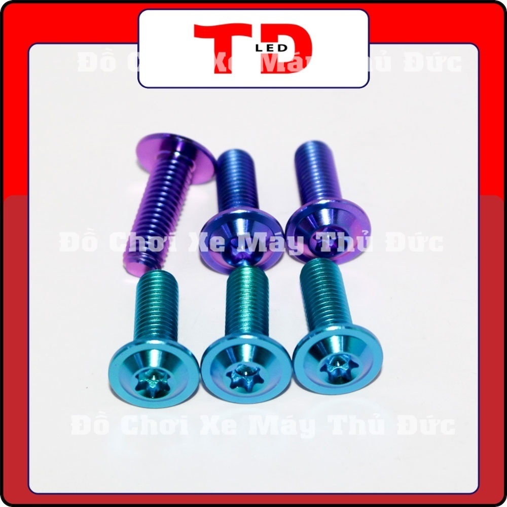 Ốc titan 8li25 gắn Đĩa mọi xe - Chính Hãng - Bảo Hành