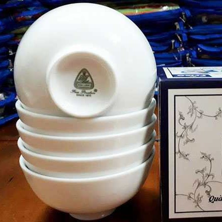 TÔ 15CM JASMINE TRẮNG- gốm sứ minh long