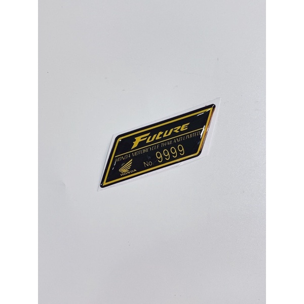 Tem nổi Fi Y15 ZR chữ Honda Yamaha Lead Future Wave số đẹp dán trang trí xe máy