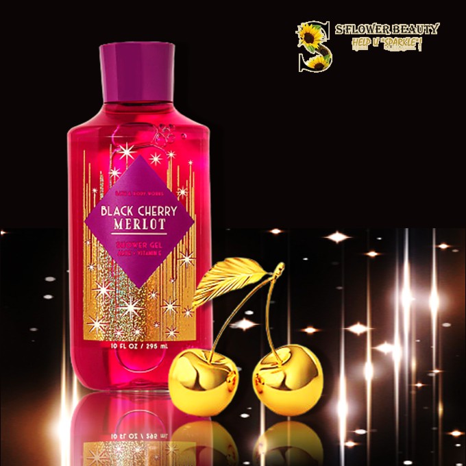 BST Decor 2020 |  Black Cherry Merlot | Bộ Sản Phẩm Gel Tắm Dưỡng Thể Xịt Thơm Lưu Hương Toàn Thân Bath &amp; Body Works