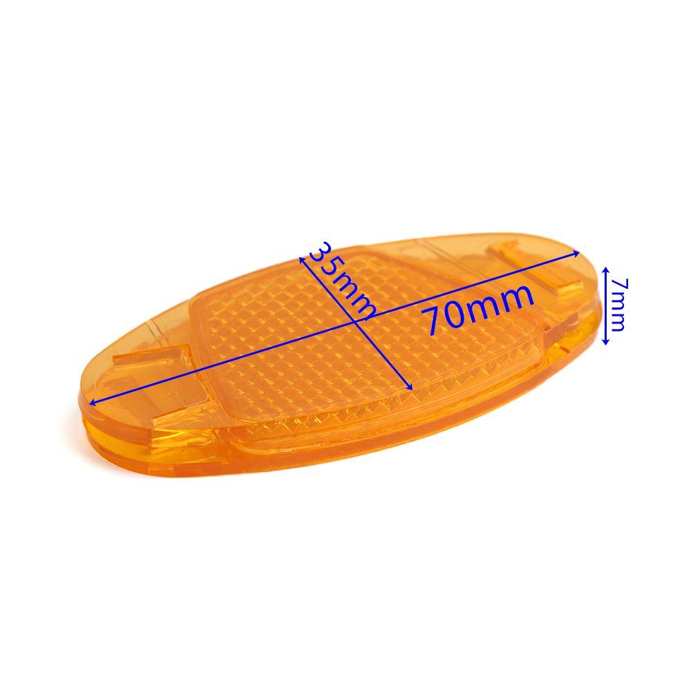 Bộ 2 Đèn Phản Quang Hình Oval Và Tròn Gắn Căm Xe Đạp