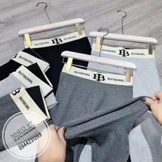 Quần legging len tăm cạp butberrl