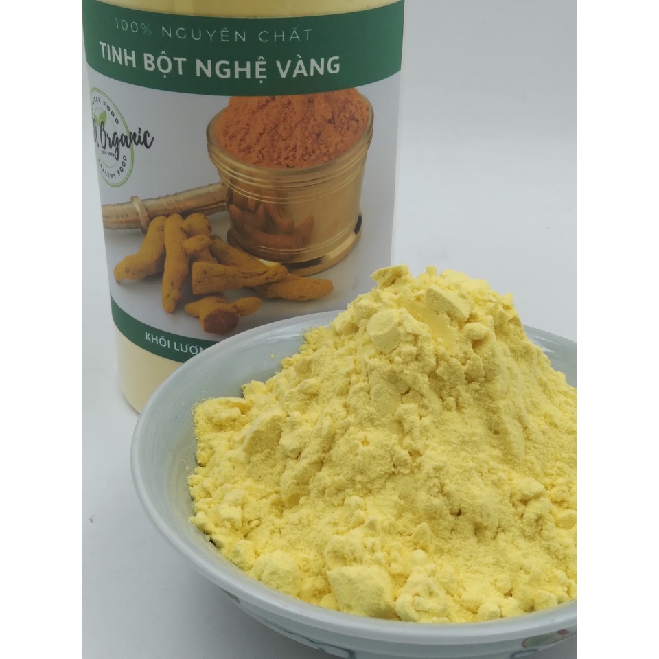 454Gr Tinh bột nghệ vàng nguyên chất - Hỗ trợ đau dạ dày, tiêu hóa - Đắp mặt trắng da, giảm thâm nám, tàn nhang