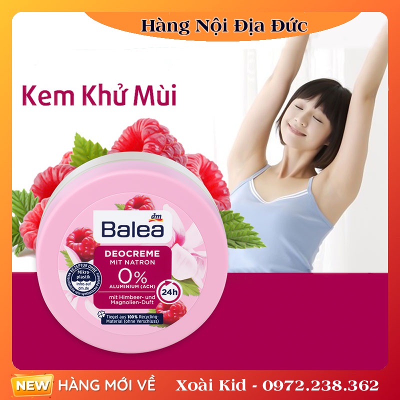 KEM KHỬ MÙI HÔI NÁCH BALEA DEOCREME NỘI ĐỊA ĐỨC -Date mới nhất