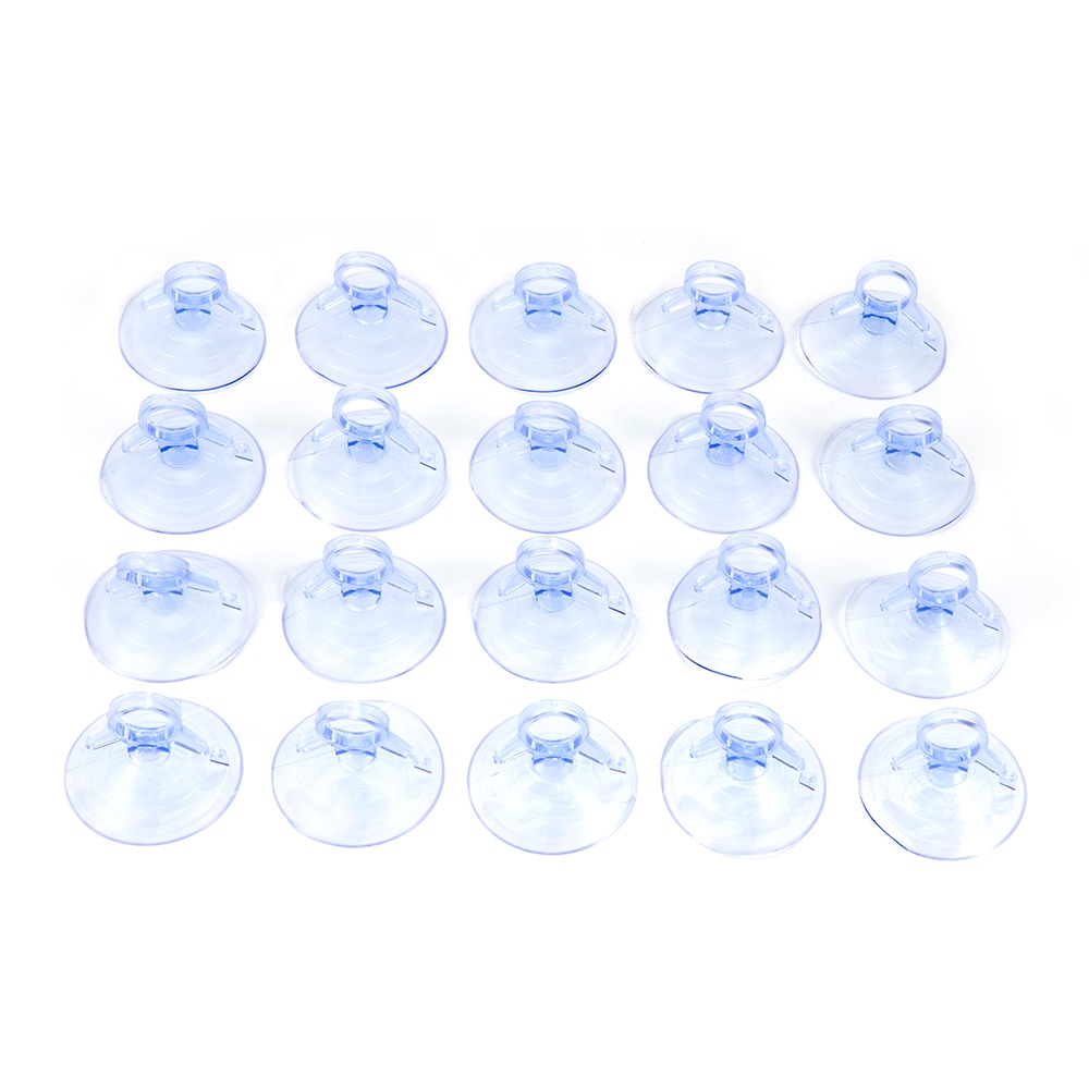 Bộ 20 Miếng Đệm Cao Su 45mm Có Giác Hút Gắn Cửa Sổ Xe Hơi