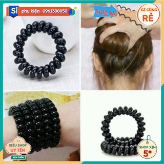 Combo 10 Dây buộc tóc lò xo nữ các màu