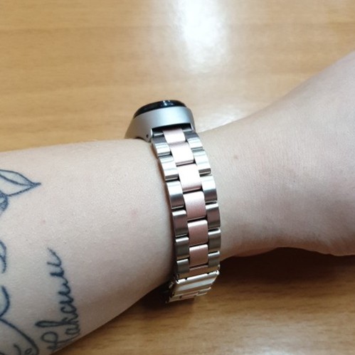 Dây đeo phụ kiện bằng thép không gỉ thông minh cao cấp cho Xiaomi Mi band 4 / Mi Band 3