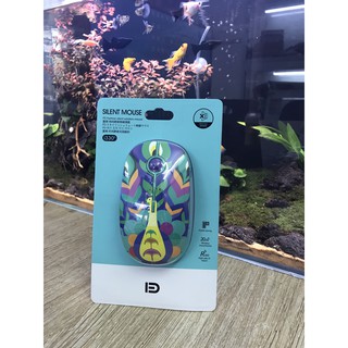 Chuột Không Dây Forter i330h Họa Tiết Độc Đáo Slient Mouse