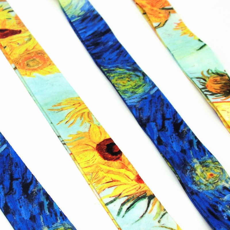Dây đeo cổ cho thẻ/ điện thoại di động họa tiết tranh van gogh độc đáo