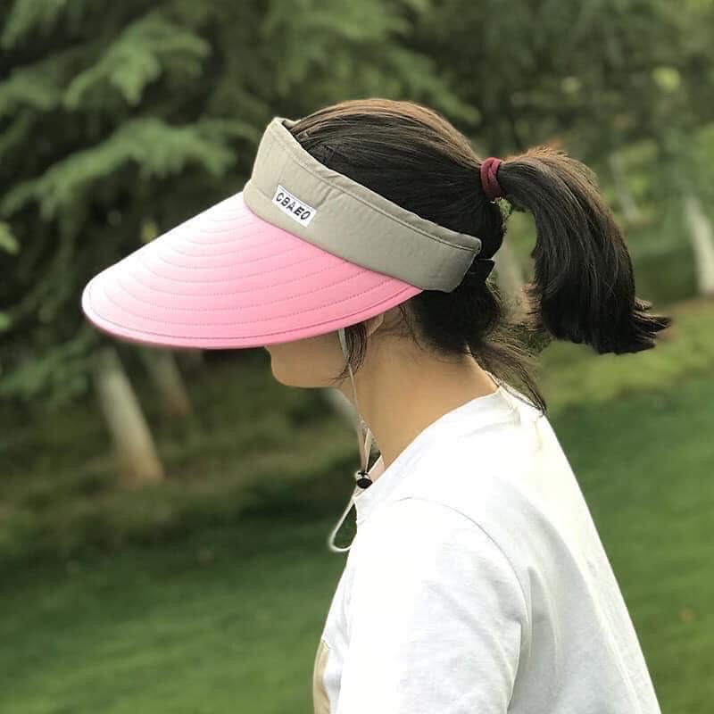 Mũ, Nón Chống Nắng Nửa Đầu Rộng Vành CBAEO Siêu Hot