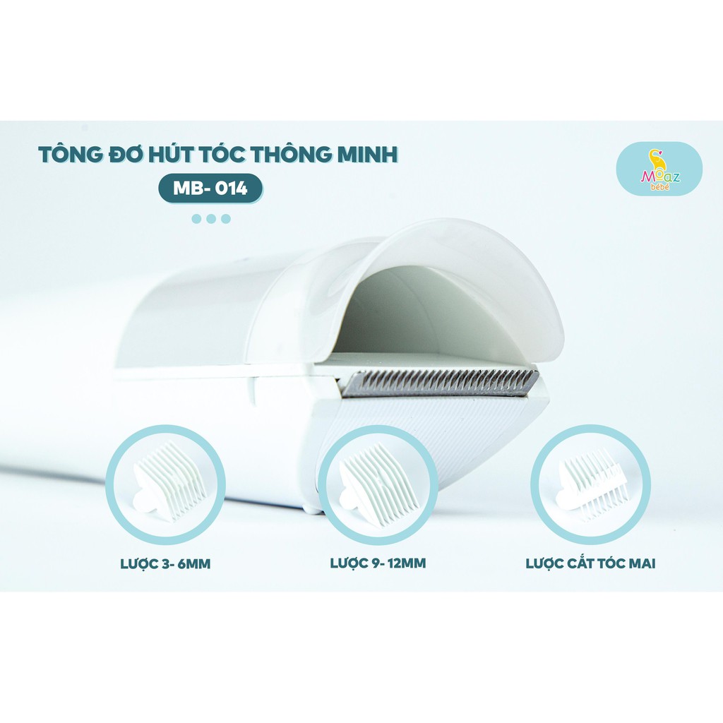 Tông đơ cắt &amp; hút tóc Moaz bébé MB-014