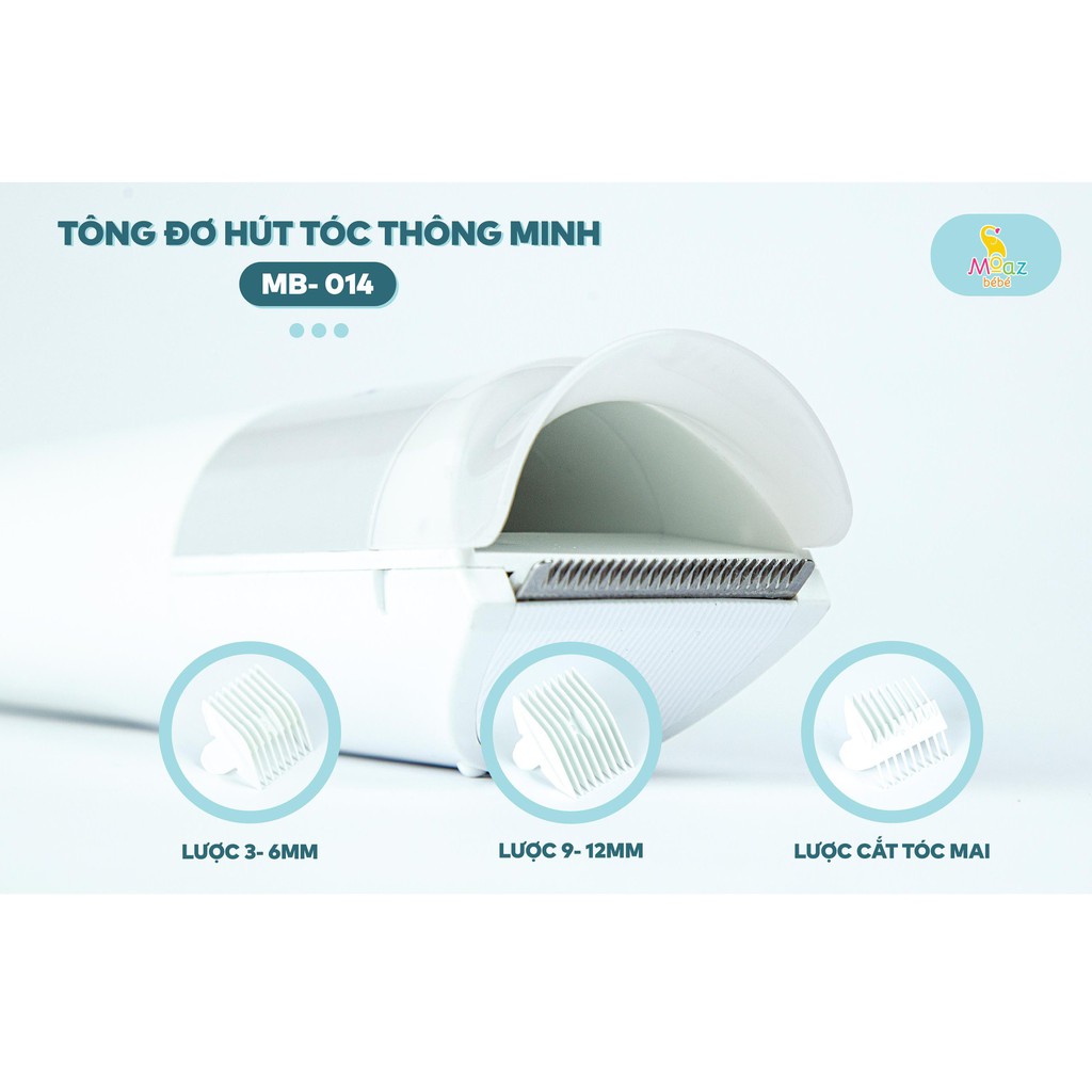 Tông đơ cắt &amp; hút tóc Moaz bébé MB-014