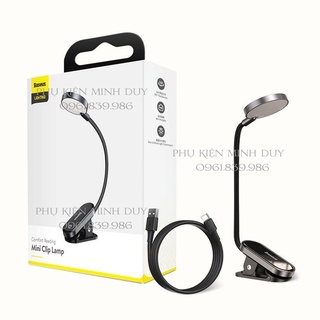 Đèn đọc sách mini, pin sạc tiện dụng Baseus Comfort Reading Mini Clip Lamp